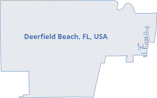 map-deerfield-beach-fl-usa