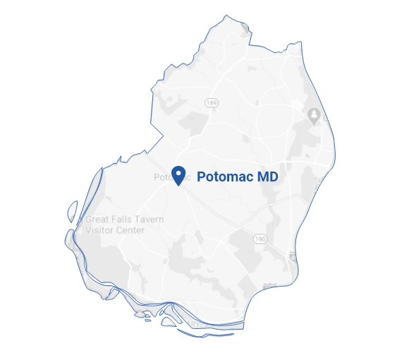 Potomac MD Map